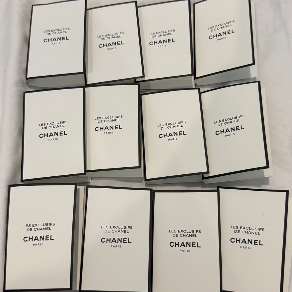CHANEL 12 SAMPLES LES EXCLUSIFS DE CHANEL E D P